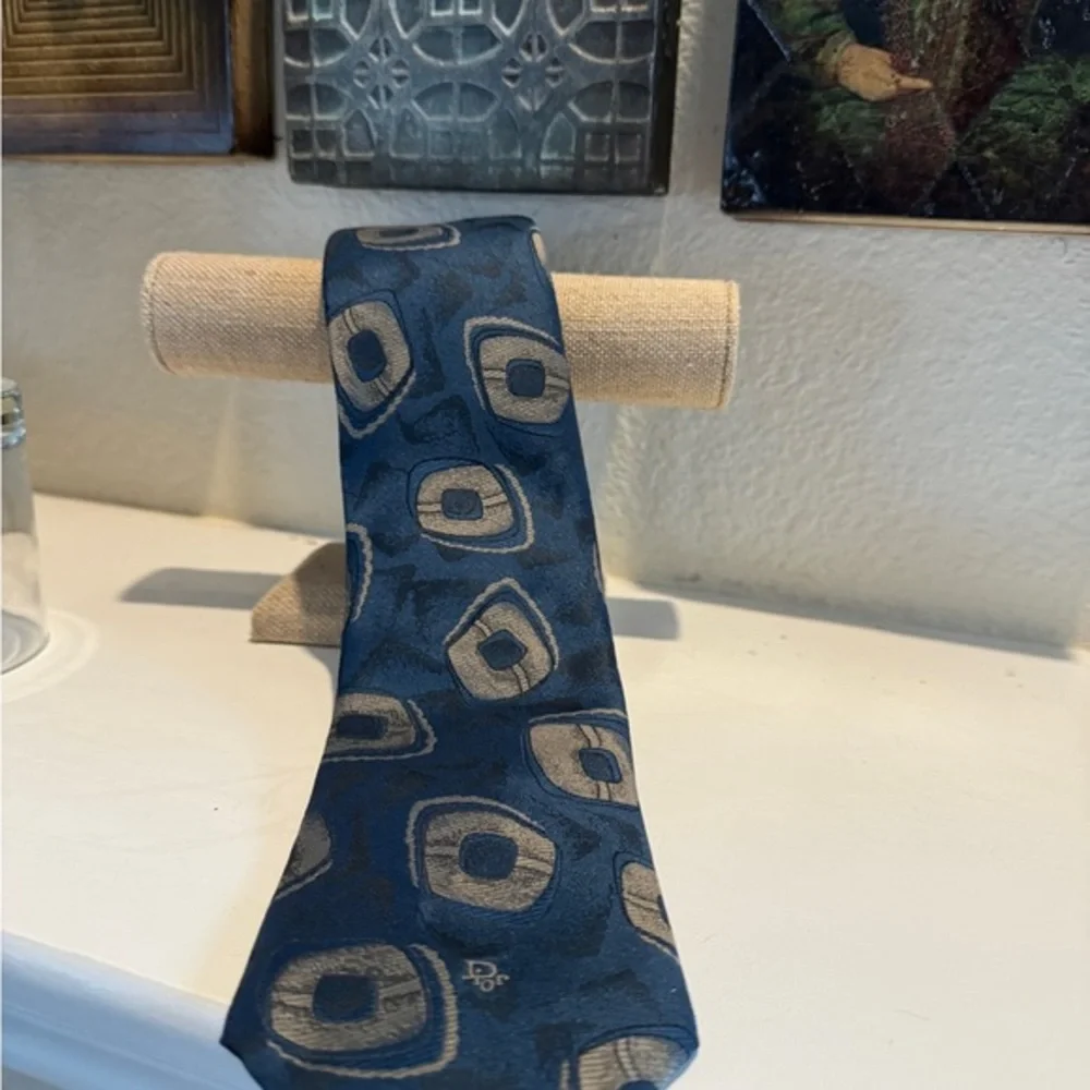 Christian Dior Vintage Blue‎  Men’s Tie NWT